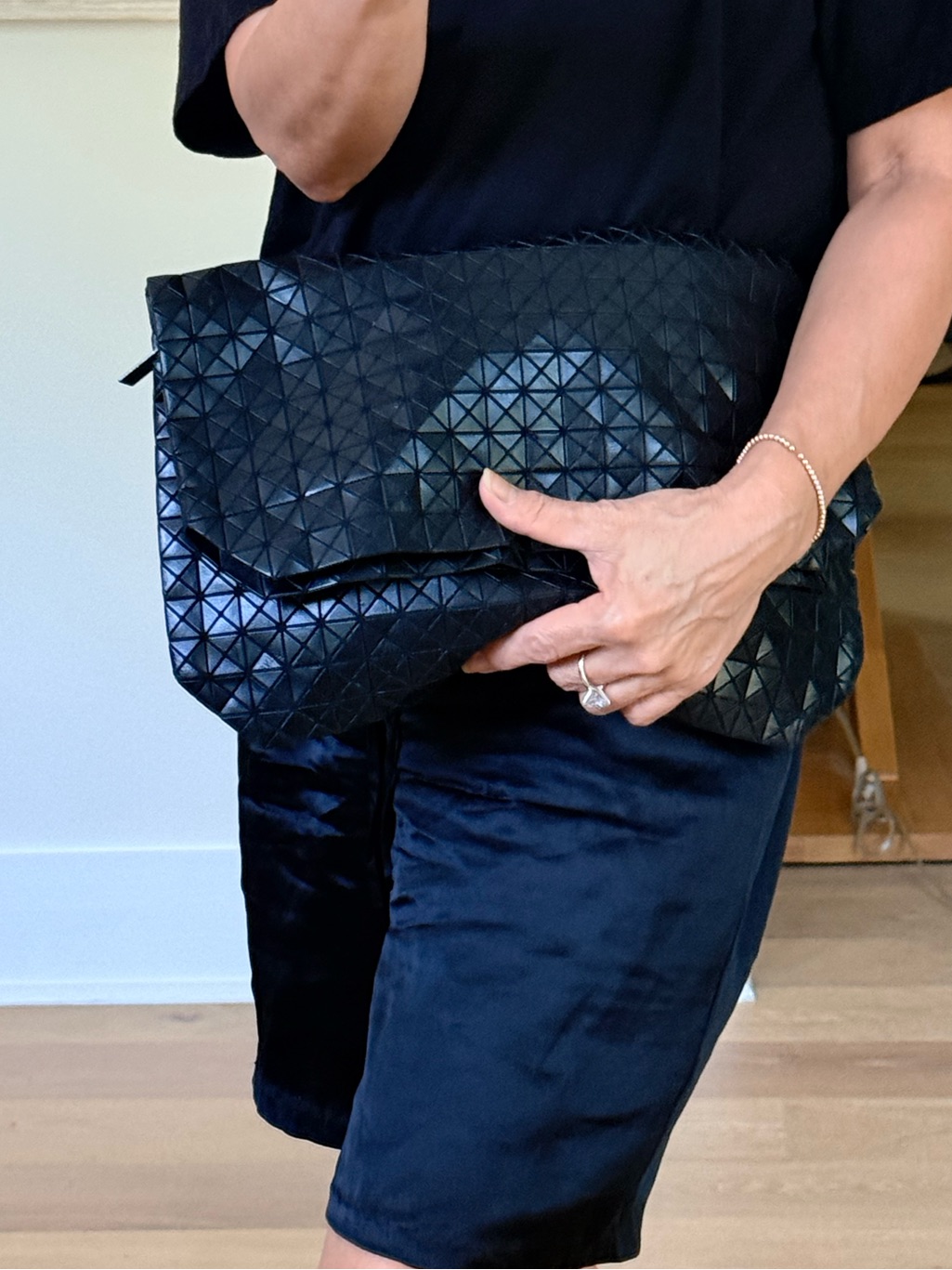 Issey Miyake Bao Bao Black Clutch
